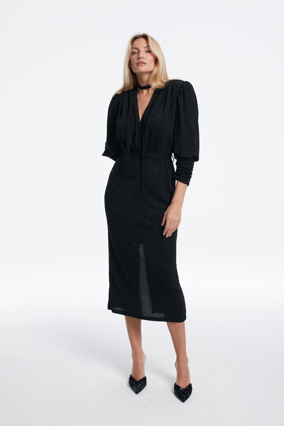 Midnight Date Paloma Midi Dress